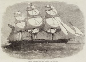 O Novo Correio Indiano Steam-Ship Inglaterra